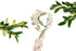 Cream Floral Polyester Crepe Georgette Woven Bias Tape 1.25 inches width x 16 yards
